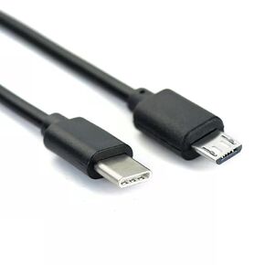 3FT USB C to Micro USB Data & Charge Cable - Micro for Old/Phones, Smartphones, Cameras, Headphones, USB C Compatible with MacBook, iPhone 15, Samsung, LG, Moto, PC/Laptop with a USB C Port