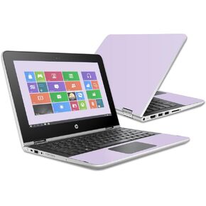 Mightyskins Skin Compatible with Hp Pavilion X360 11.6" (2016) Wrap Cover Sticker Skins Solid Lilac