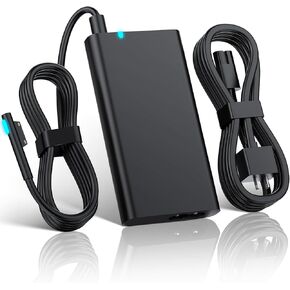 Surface Pro Charger - 65W Fast Charging for Microsoft Surface Pro 3-10, Windows Surface Laptop 1-6, Surface Book 1-3, Surface Go Series