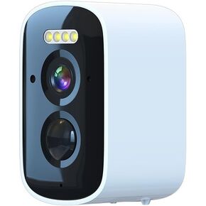 Security Cameras Wireless Outdoor, Battery Powered Home Security Cameras 2k Color Night Vision, Motion Detection Spotlight Siren Alarm, 2-Way Talk, SD/Cloud Storage, WiFi Cameras for Home Security