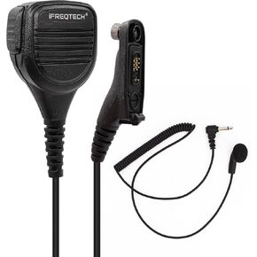 APX6000 Shoulder Microphone with 3.5mm Acoustic Tube Earpiece Compatible for Motorola APX6000 APX7000 APX8000 APX 900 XPR6350 XPR6550 XPR7350 XPR7550e radios PMMN4024A PMMN4025A Speaker Mic