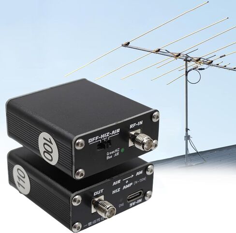 110 محول الطيران وتحويل مكبر الصوت عالي المقاومة 2 في 1 لراديو DSP2 DSP1 الملكيت لتلسكوب دونات هوائي سوط هوائي قضيب مغناطيسي in Kuwait
