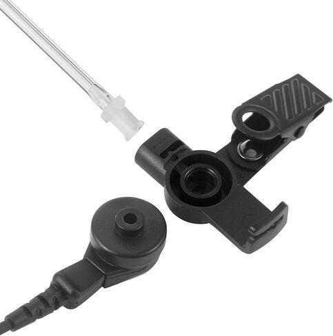 سماعة أذن أنبوبية صوتية سرية لهاتف موتورولا cls1110 cls1410 bpr40 cp100 cp185 cp200 cp200d rdm2070d راديو لاسلكي مع ميكروفون PTT وزوج واحد من قوالب الأذن المتوسطة، عبوتان in Kuwait