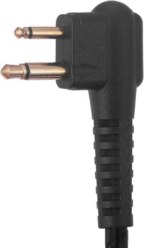 سماعة أذن أنبوبية صوتية سرية لهاتف موتورولا cls1110 cls1410 bpr40 cp100 cp185 cp200 cp200d rdm2070d راديو لاسلكي مع ميكروفون PTT وزوج واحد من قوالب الأذن المتوسطة، عبوتان in Kuwait