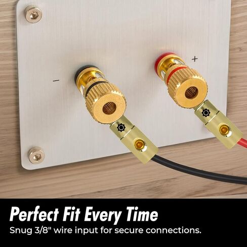 مجموعة حلقات حلقية للبطارية من InstallGear مقاس 1/0 AWG - موصل سلك قياس 1/0 - طرف حلقي 1/0 (4 عبوات) in Kuwait