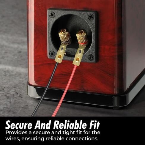 مجموعة حلقات حلقية للبطارية من InstallGear مقاس 1/0 AWG - موصل سلك قياس 1/0 - طرف حلقي 1/0 (4 عبوات) in Kuwait