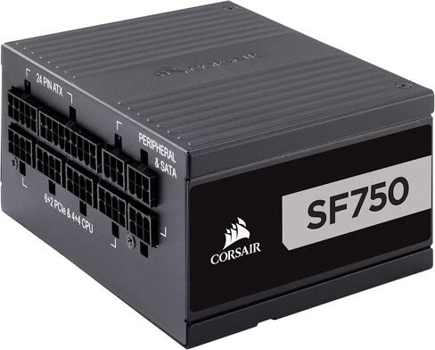 CORSAIR SF Series, SF750, 750 Watt, SFX, 80+ Platinum Certified, Fully Modular Power Supply (Renewed) in Saudi Arabia