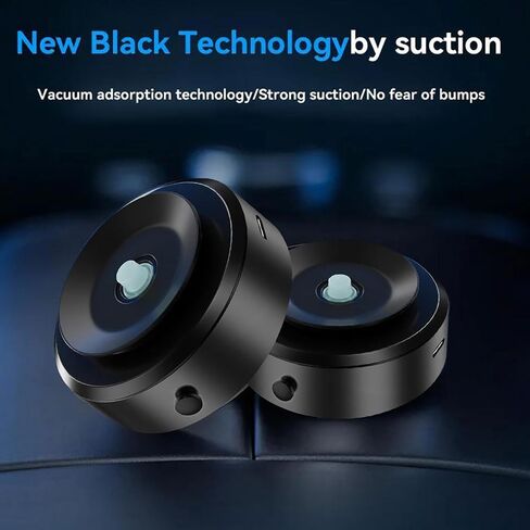 Suction Magnetic Phone Car Mount,Magnet Suction Cup Vacuum Car Phone Holder,Strong Vacuum Suction,for Car, Gym, Mirror, Shower Phone Holder Compatible (Black) in Saudi Arabia