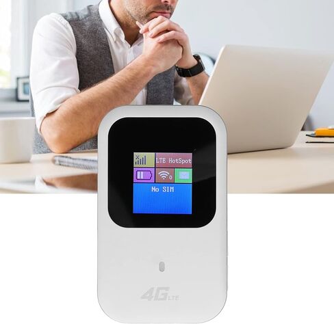 نقطة اتصال متنقلة، أجهزة توجيه شبكة محمولة 4G LTE ذات نقطة اتصال محمولة غير مقفلة مع فتحة لبطاقة SIM، تدعم نطاق شبكة B1/B3/B5 بسرعة 150 ميجابت في الثانية، لمكتب السفر in Saudi Arabia