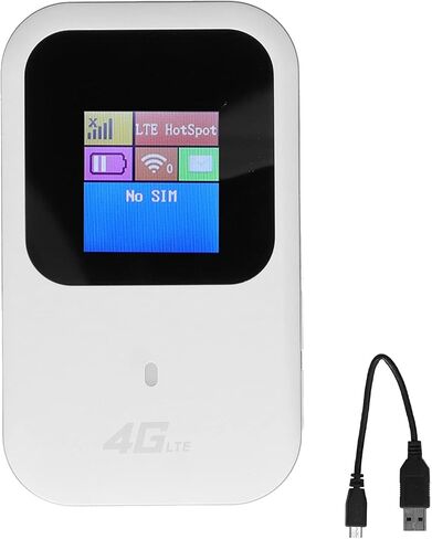 نقطة اتصال متنقلة، أجهزة توجيه شبكة محمولة 4G LTE ذات نقطة اتصال محمولة غير مقفلة مع فتحة لبطاقة SIM، تدعم نطاق شبكة B1/B3/B5 بسرعة 150 ميجابت في الثانية، لمكتب السفر in Saudi Arabia
