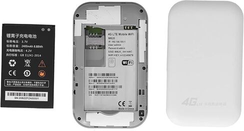 نقطة اتصال متنقلة، أجهزة توجيه شبكة محمولة 4G LTE ذات نقطة اتصال محمولة غير مقفلة مع فتحة لبطاقة SIM، تدعم نطاق شبكة B1/B3/B5 بسرعة 150 ميجابت في الثانية، لمكتب السفر in Saudi Arabia