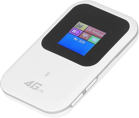 نقطة اتصال متنقلة، أجهزة توجيه شبكة محمولة 4G LTE ذات نقطة اتصال محمولة غير مقفلة مع فتحة لبطاقة SIM، تدعم نطاق شبكة B1/B3/B5 بسرعة 150 ميجابت في الثانية، لمكتب السفر in Saudi Arabia