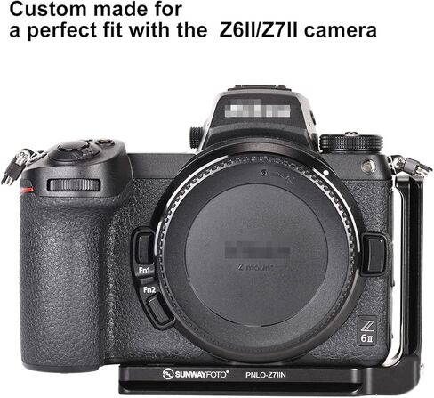 SUNWAYFOTO L-Bracket for Z6 Z7 Z6II Z7II Arca Swiss Quick Release L Plate PNLO-Z7IIN in Saudi Arabia