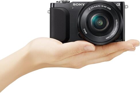 Sony NEX-3 Mirrorless 16MP Digital Camera Kit AF Sony Lens, Sony E Mount Lens System (Black) (Renewed) in Saudi Arabia