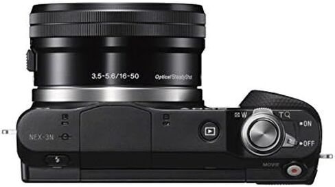 Sony NEX-3 Mirrorless 16MP Digital Camera Kit AF Sony Lens, Sony E Mount Lens System (Black) (Renewed) in Saudi Arabia