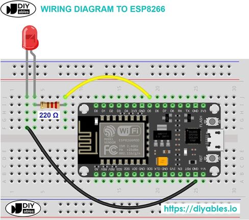 طقم ليد للاردوينو، ESP32، ESP8266، راسبيري باي، 5 الوان، 200 قطعة، مع مقاوم in Saudi Arabia