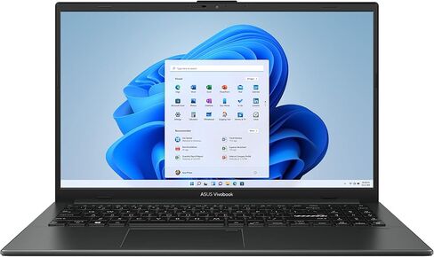 ASUS Vivobook Go 15.6" Slim Laptop, AMD Ryzen 5 7520U, 8GB, 512GB, Windows 11 Home, Cool Silver, Military Grade Durability, Fast Charging, Webcam Shield, E1504FA-AS54 in Saudi Arabia