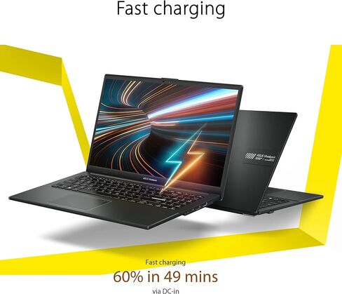 ASUS Vivobook Go 15.6" Slim Laptop, AMD Ryzen 5 7520U, 8GB, 512GB, Windows 11 Home, Cool Silver, Military Grade Durability, Fast Charging, Webcam Shield, E1504FA-AS54 in Saudi Arabia