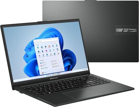 ASUS Vivobook Go 15.6" Slim Laptop, AMD Ryzen 5 7520U, 8GB, 512GB, Windows 11 Home, Cool Silver, Military Grade Durability, Fast Charging, Webcam Shield, E1504FA-AS54 in Saudi Arabia