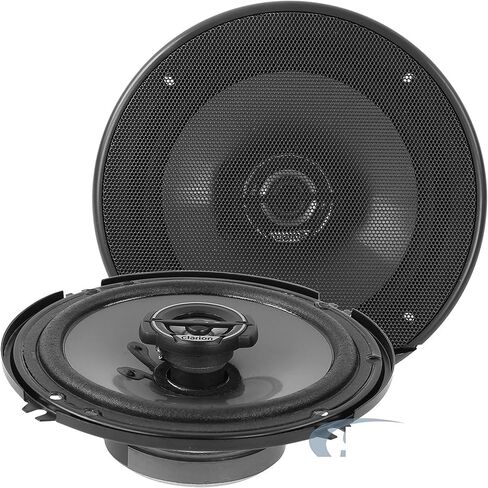Clarion SRG1623R 80-Watt 6.5-Inch 2-Way Good Series Coaxial Speakers-Set of 2 in Saudi Arabia