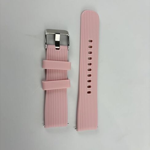 سوار سيليكون ناعم وحزام رياضي قابل للتنفس متوافق مع ساعة سامسونج جالاكسي 42 ملم SM-R810/SM-R815، كاكي in Kuwait