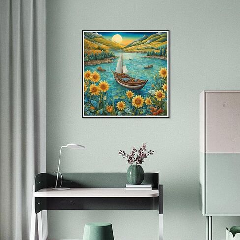 Diamond Painting Kits for Adults, 5D DIY Diamond Art Kits for Beginners, Full Drill Diamond Painting Kits for Home Wall Decor, House, 12x12 Inch in Saudi Arabia