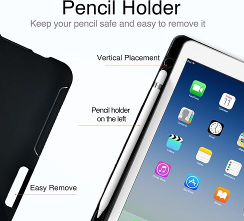 Case for iPad 9/8/7 Generation 10.2 Inch with Pencil Holder, Multi Angle Viewing, Folio Cases for Apple iPad 8th/7th/9th Gen, Starry Night in Saudi Arabia
