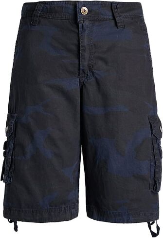 Men Cargo Shorts Classic Casual Cotton Relaxed Fit Pants with 8 Pockets for Summer Work Hiking Fishing Cargo Short… in Saudi Arabia