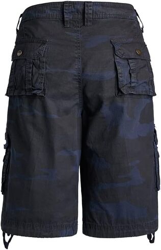 Men Cargo Shorts Classic Casual Cotton Relaxed Fit Pants with 8 Pockets for Summer Work Hiking Fishing Cargo Short… in Saudi Arabia