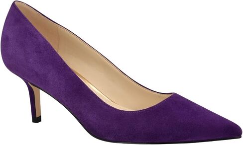 Nine West Women's Arlene Pump, Dark Purple Suede 502, 8 in Saudi Arabia
