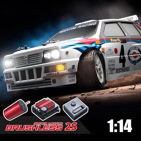 سيارات RC بدون فرش 4x4 14303 Hyper 4wd Rc Car All-Road RC Drift Car بدون فرش بمقياس 2.4G 4wd كهربائي عالي السرعة، Terreneitor 4x4 Carros، 1/14 سيارات Rc عالية السرعة الانجراف للبالغين in Saudi Arabia