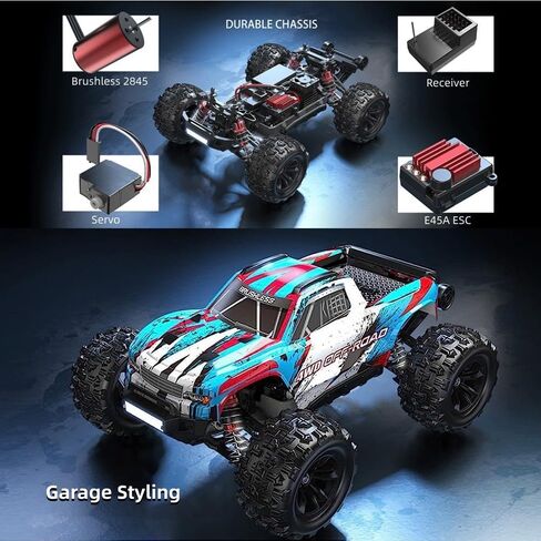 سيارات RC بدون فرش 4x4 14303 Hyper 4wd Rc Car All-Road RC Drift Car بدون فرش بمقياس 2.4G 4wd كهربائي عالي السرعة، Terreneitor 4x4 Carros، 1/14 سيارات Rc عالية السرعة الانجراف للبالغين in Saudi Arabia
