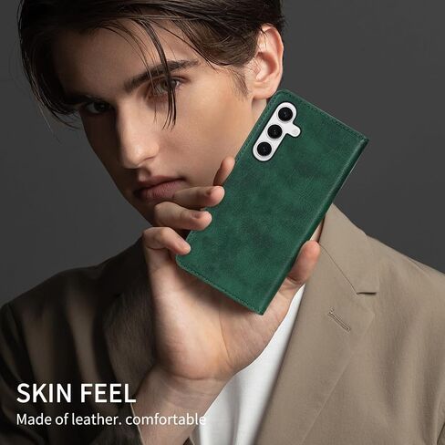 متوافق مع حافظة محفظة Samsung Galaxy S24 Plus مع فتحات بطاقة RFID وإغلاق مغناطيسي واقٍ من جلد البولي يوريثان وغطاء هاتف لهاتف Galaxy S24+ (6.7 بوصة - لافندر) in Kuwait