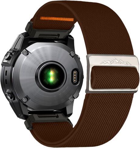 سوار رياضي من النايلون مقاس 26 مم لسوار Garmin Feinx 6x/5x/7x، حزام ساعة ذكية بديل ناعم لـ Garmin Fenix ​​5X Plus، Fenix ​​6X Pro، Fenix ​​3، Fenix ​​3 HR، Descent MK1/Mk2/ Mk2S، Enduro/Enduro 2 in Kuwait