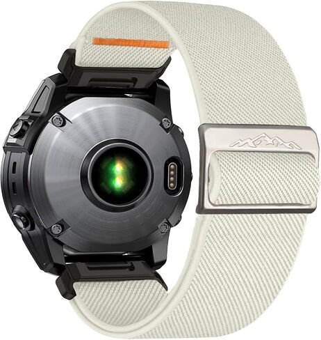 سوار رياضي من النايلون مقاس 26 مم لسوار Garmin Feinx 6x/5x/7x، حزام ساعة ذكية بديل ناعم لـ Garmin Fenix ​​5X Plus، Fenix ​​6X Pro، Fenix ​​3، Fenix ​​3 HR، Descent MK1/Mk2/ Mk2S، Enduro/Enduro 2 in Kuwait