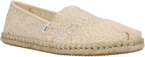 حذاء مسطح كاجوال للنساء من TOMS Alpargata Rope - أسود in Saudi Arabia