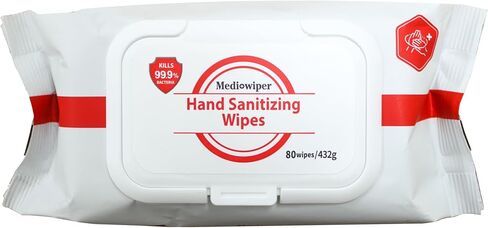 Innerest Mediwiper (1920 Wipes) Antibacterial Hand Wipes | Non Alcohol Wipes Bulk Hand Sanitizer - 80 Count, 24Packs in Saudi Arabia