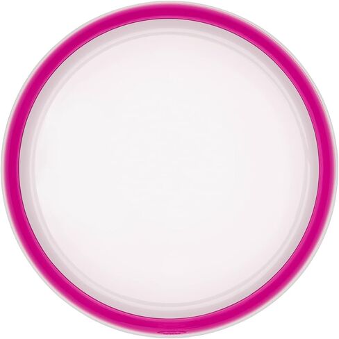 طبق أطفال أوكسو مع حلقة تدريب قابلة للإزالة - وردي in Kuwait