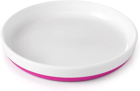 طبق أطفال أوكسو مع حلقة تدريب قابلة للإزالة - وردي in Kuwait