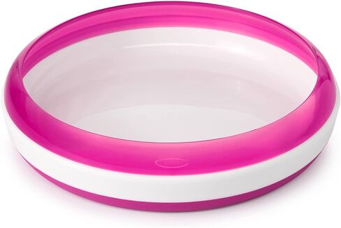 طبق أطفال أوكسو مع حلقة تدريب قابلة للإزالة - وردي in Kuwait