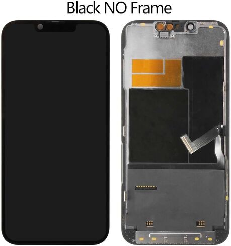 OLED for iPhone 13 Pro Screen Replacement Kit Full HD COF LCD Display 3D Touch Digitizer Assembly with Repair Tool for Model A2638, A2483, A2636, A2639, A2640 Black 6.1" in Saudi Arabia