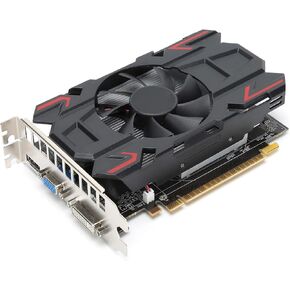 HD6770 Gaming Graphics Card, 4GB 128Bit DDR5 Computer Video Card PCI Express 2.0, for AMD Chip, 3D API DirectX 12, 1000MHz Video Memory Frequency,