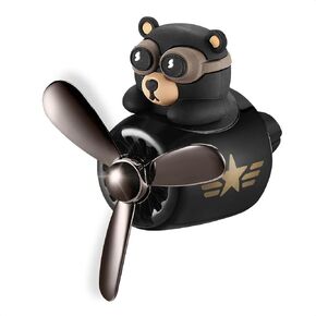 Teddy Bear Pilot Air Freshener for Car - 2Pcs Car Air Freshener Diffuser for Car Aromatherapy Diffuser Cute Bear Pilot Car Air Freshener Car Air Diffuser - Car Scent Diffuser Cute Car Air Freshener