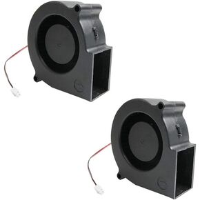 Comimark 2PCS 7530 Blower Cooling Fan 757530mm Fan DC 12V for 3D Printer Fan