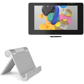 BoxWave Stand and Mount Compatible with Wacom Cintiq Pro 24 Touch (DTH-2420) - VersaView Aluminum Stand, Portable, Multi Angle Viewing Stand for Wacom Cintiq Pro 24 Touch (DTH-2420)