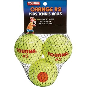 Tourna Orange Dot Low Compression Transition Tennis Balls
