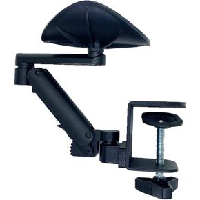 Adjustable Arm Rest Ergonomic Extendable Armrest Pad Rotating Elbow Aluminum Rest Holder Bracket Console for Computer Home, Office, Desk