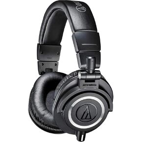 Audio-Technica ATH-M50XLAB Professional Studio Monitor Headphones, Black, Professional Grade, Critically Acclaimed, with Detachable Cable