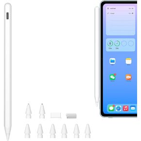 Pencil 2nd Generation Magnetic Wireless Charging for Apple iPad,2X Fast Charge,Compatible with Apple iPad Pro11 in 1/2/3/4,iPad Pro 12.9 in 3/4/5/6,iPad Air 3/4/5,iPad Mini 5/6,iPad 6/7/8/9/10,Purple