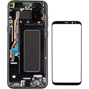 [TFT，Black with Frame] LCD for Samsung Galaxy S8 Plus+ G955 Digitizer Screen LCD Display Touch Assembly Replacement G955 G955A G955F G955P G955R4 6.2 inch by Qvouaw